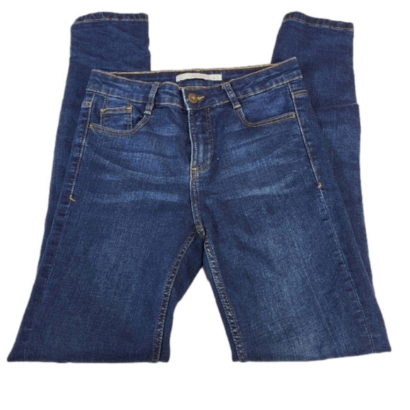 Zara Blue Denim Jeans - Picture 1 of 8